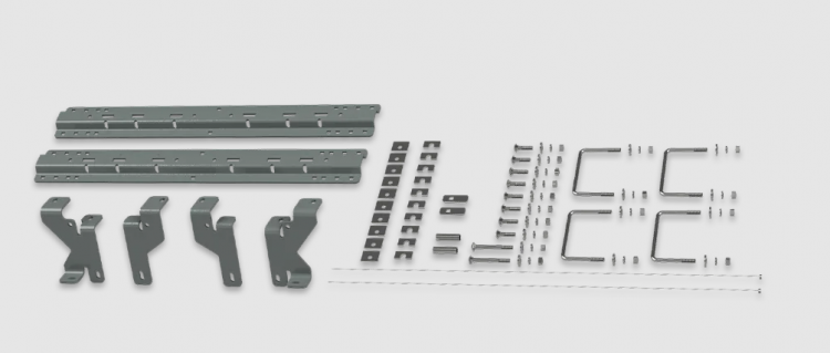 B&W RVK2600 Rail and Bracket Kit - 2003-2012 Dodge/Ram 2500 & 3500 Trucks
