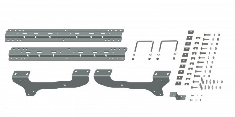 B&W RVK2503 Rail and Bracket Kit - 2007-2018 Chevrolet/GMC 1500 Trucks