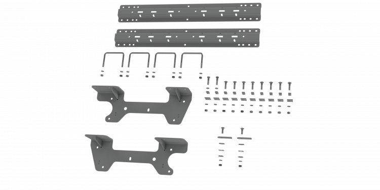 B&W RVK2504 Rail and Bracket Kit - 2019-2022 Chevrolet/GMC 1500