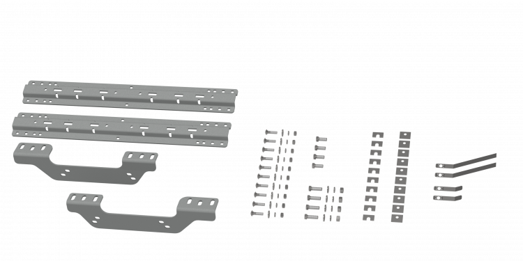 B&W RVK2506 Rail and Bracket Kit - 2011-2019 Chevrolet/GMC 2500 & 3500