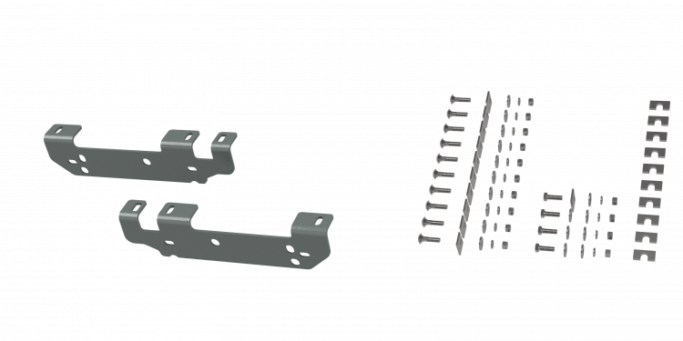 B&W RVK2401 Rail and Bracket Kit - 2011-2016 Ford F250 & F350 Trucks