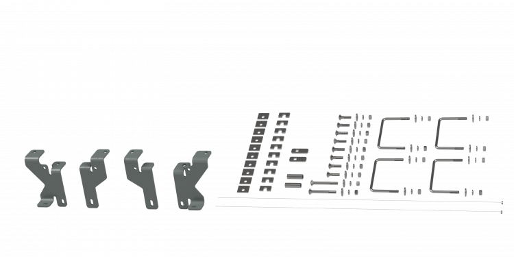 B&W RVK2600 Rail and Bracket Kit - 2003-2012 Dodge/Ram 2500 & 3500 Trucks