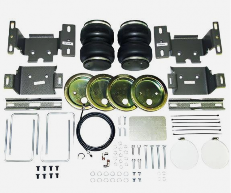 Pacbrake HP10171 Alpha HD Air Spring Kit for 2011-2019 Silverado/Sierra 2500HD/3500HD