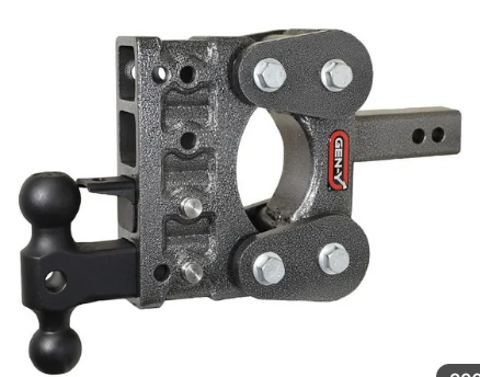 Gen-Y Boss Torsion-Flex Adjustable Drop Hitch – 10K – 7.5" Drop – GH-1015
